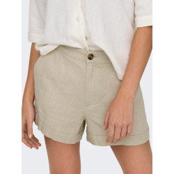 Jacqueline de Yong Say hw linen fold-up shorts