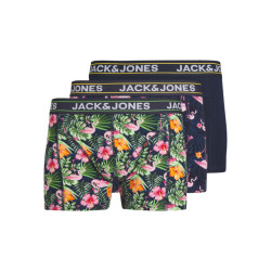 Jack & Jones Boxershorts jongens trunks jacpink flamingoprint 3-pack