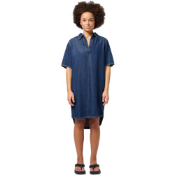 Wrangler Denim shirt dress famous dark blue lyocell