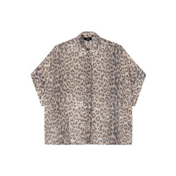 Alix The Label Woven animal sequin blouses