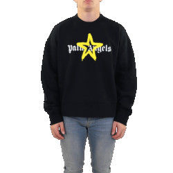 Palm Angels Heren star sprayed sweater