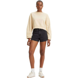 Levi's 80s mom shorts not to interrupt black