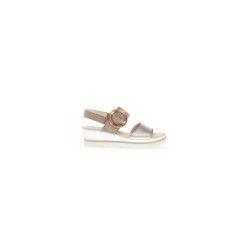 Gabor bronskleurige sandaal met klittenband