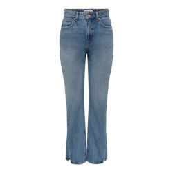 Only Onlbillie ex hw str slit dnm dot025 blue denim