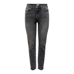 Only Onlemily stretch hw st ank cro614 n grey denim