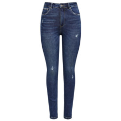 Only Highwaist, ankle skinny jeans mila blue denim