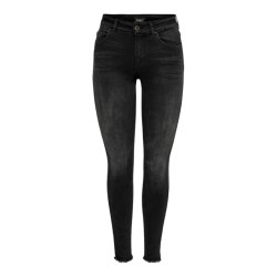 Only Onlblush life midsk ankraw rea1099. black denim