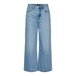 Vero Moda Vmkathy hr wide cropped jeans gu382 blue denim