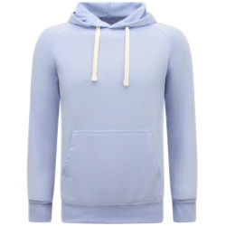 Enos Hoodie effen basic hoodie