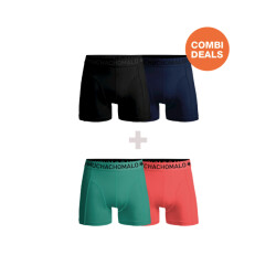 Muchachomalo Heren 2+2-pack boxershorts effen