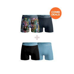 Muchachomalo Heren 2+2-pack boxershorts print