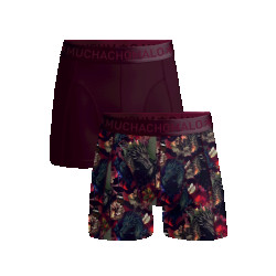 Muchachomalo Jongens 2-pack boxershorts print/effen