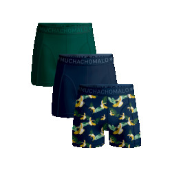 Muchachomalo Heren 3-pack boxershorts print/effen