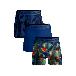 Muchachomalo Heren 3-pack boxershorts print/effen