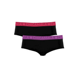 Muchachomalo Dames 2-pack hipster effen