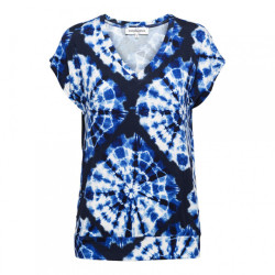 &Co Woman &co women top lucia tie-dye dark navy