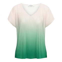 &Co Woman &co women top jade plisse green