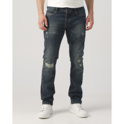 J.C. Rags Joah heavy washed scraped jeans