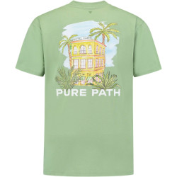 Pure Path Hotel oasis t-shirt green