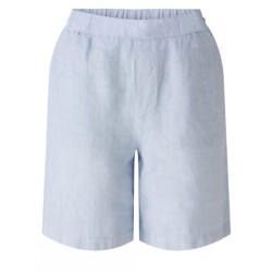 Oui Linnen bermuda shorts blue