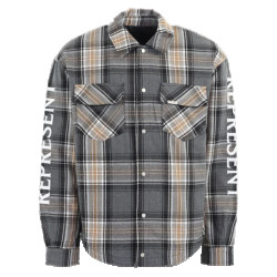 Represent Heren quilted flannel shirt