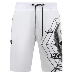 Enos Skull rhinestone korte broek