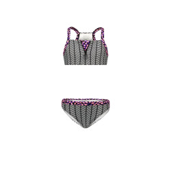 B.Nosy Meisjes bikini met zipper detail chevron aop