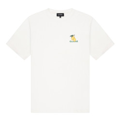 Quotrell | limone t-shirt off white/green
