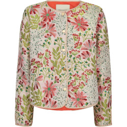 Free Quent Fqlowa jacquard jacket moonbeam-hot coral
