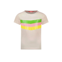 Tygo & Vito Meisjes t-shirt niqe licht steen