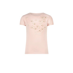 Le Chic Meisjes t-shirt luxe bloemen nommy baroque