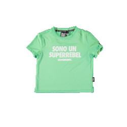 SuperRebel Meisjes t-shirt benica fluo mint