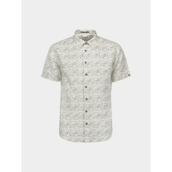 No Excess Casual hemd korte mouw shirt short sleeve allover pr 23440378/010