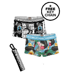 Muchachomalo Heren 2-pack trunks king of rock & roll
