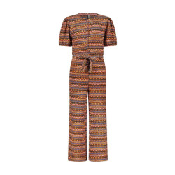 B.Nosy Meisjes jumpsuit babette blush aztec aop