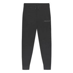 Lyle and Scott Sweat broek script gun metal