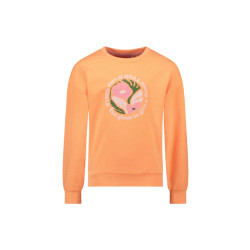 Tygo & Vito Meisjes sweater noe neon koraal