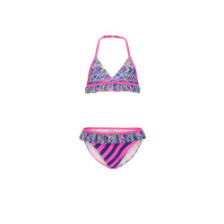 Just Beach Meisjes bikini triangel tropic aztek
