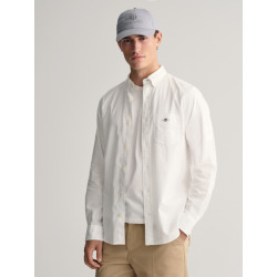 Gant Katoen linnen overhemd white