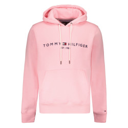 Tommy Hilfiger Fleece hoodie met logo classic pink