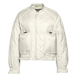 Beaumont Stevige gewatteerde jas off white