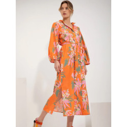 Josephine & Co Gillian jurk print peach