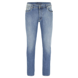 Atelier Noterman Jeans met used wassing lichtblauw
