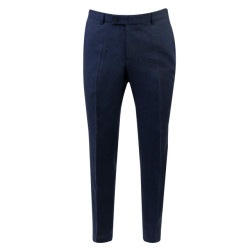 Duetz1857 Mix & match pantalon linnen uni donker blauw