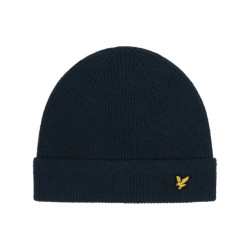Lyle and Scott racked ribbed beanie -