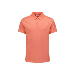 No Excess Polo 2 coloured pique zalmpeach