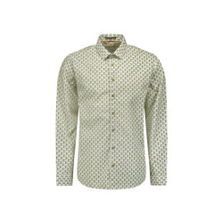 No Excess Shirt aop ecru dessin