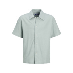 Jack & Jones Jorjasper button through shirt ss j licht