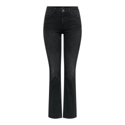 Only Onlblush mid flared dnm ta black denim