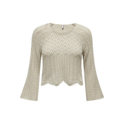 Only Onlnola life 34 pullover knt noos beige